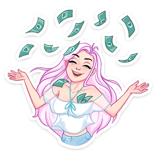 🤑 Стикер «Летта» для Telegram