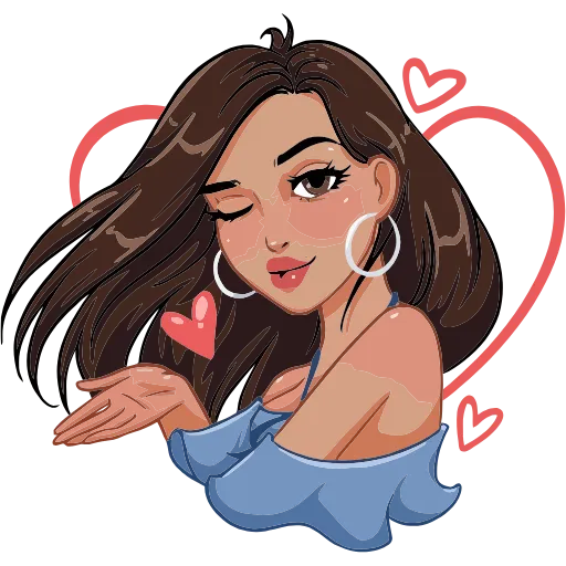 😘 Эмодзи «Жаркая Летта» для Telegram