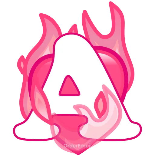 Стикерпак pink letters #forgirls #pink #color для Telegram