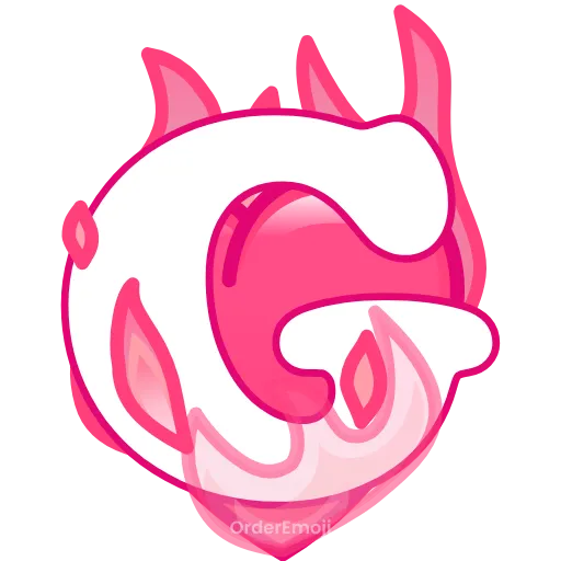 💘 Эмодзи «pink letters #forgirls #pink #color» для Telegram
