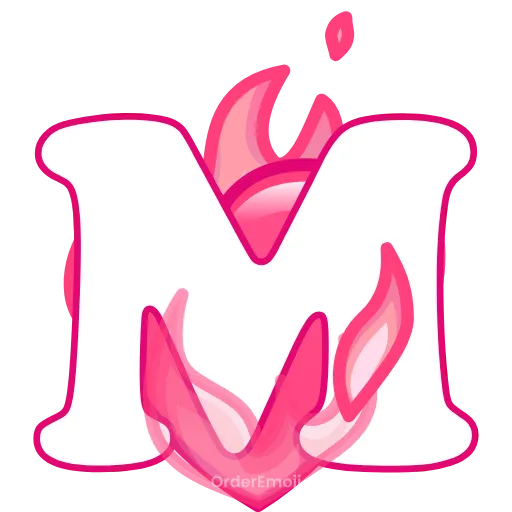 💘 Эмодзи «pink letters #forgirls #pink #color» для Telegram