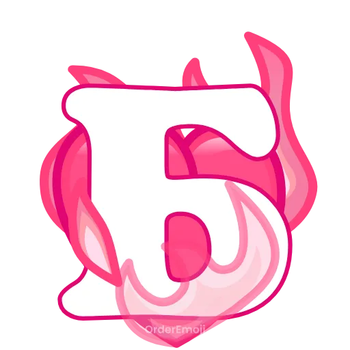 💘 Эмодзи «pink letters #forgirls #pink #color» для Telegram