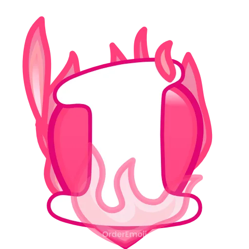 💘 Эмодзи «pink letters #forgirls #pink #color» для Telegram