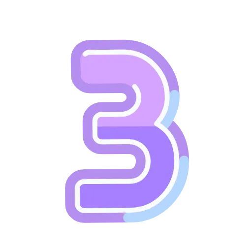 ✨ Эмодзи «Фиолетовые буквы анимированные» для Telegram