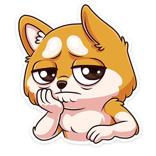 ☹ Стикер «Letto» для Telegram