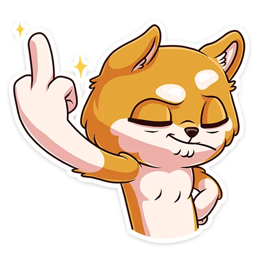 🖕 Стикер «Letto» для Telegram
