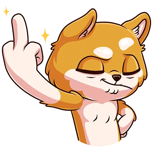 🖕 Стикер «Летто Без Текста» для Telegram