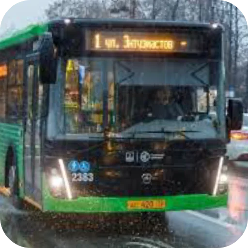 🚌 Стикер «Автобусы» для Telegram