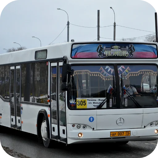 🚌 Стикер «Автобусы» для Telegram