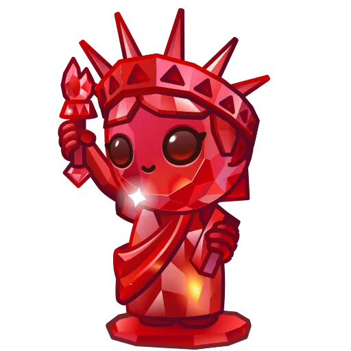 🎁 Эмодзи «Liberty Figure» для Telegram