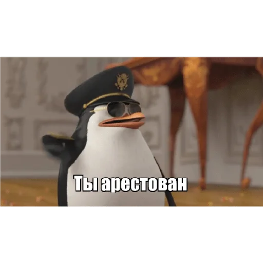 👮‍♂ Стикер «Пингвины» для Telegram