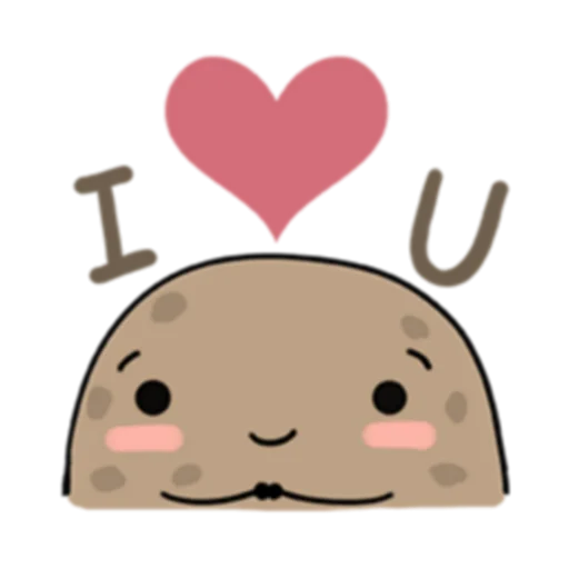 ❤ Стикер «Life is Potato (FULL) [英文]» для Telegram