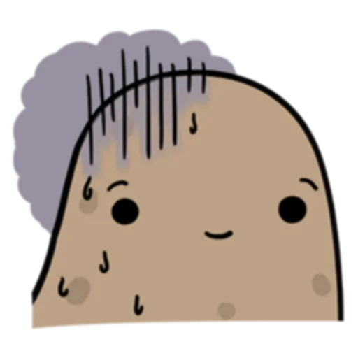 😨 Стикер «Life is Potato (FULL) [英文]» для Telegram