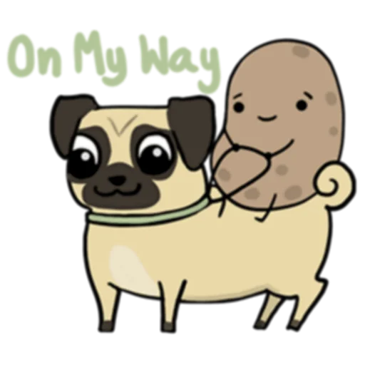 🏃‍♂️ Стикер «Life is Potato (FULL) [英文]» для Telegram