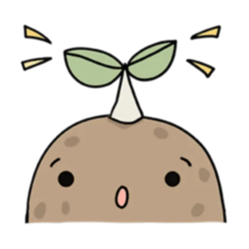 😮 Стикер «Life is Potato (FULL) [英文]» для Telegram
