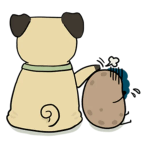 🤗 Стикер «Life is Potato (FULL) [英文]» для Telegram