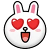 🐰 Эмодзи «line emojis» для Telegram