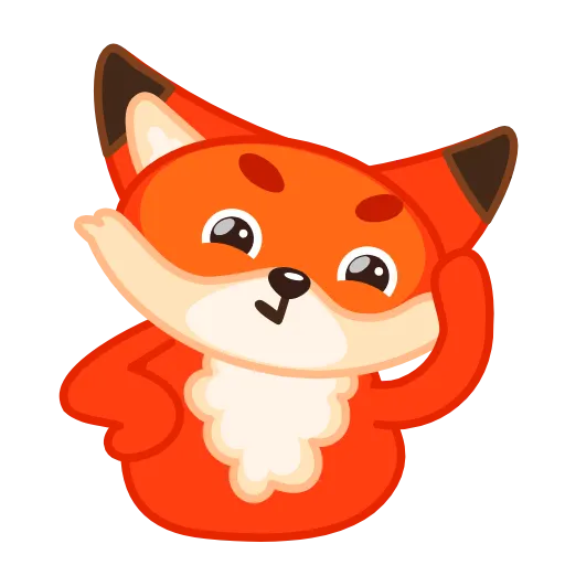🤦‍♂ Эмодзи «Little Fox» для Telegram