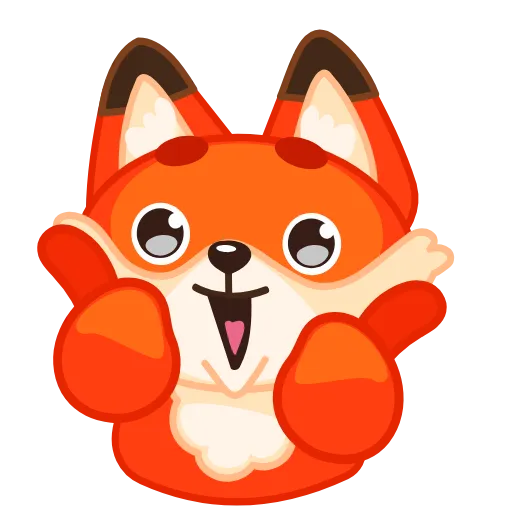 👍 Эмодзи «Little Fox» для Telegram