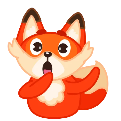 😮 Эмодзи «Little Fox» для Telegram