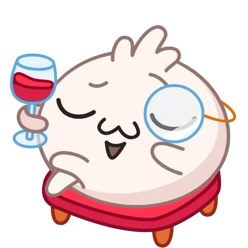 🍷 Стикер «Хинкалька» для Telegram