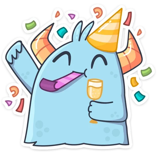 🎉 Стикер «Лил Монстрик» для Telegram