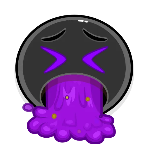 🤮 Эмодзи «Violet emoji» для Telegram