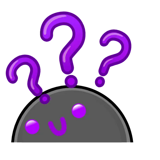 ❔ Эмодзи «Violet emoji» для Telegram