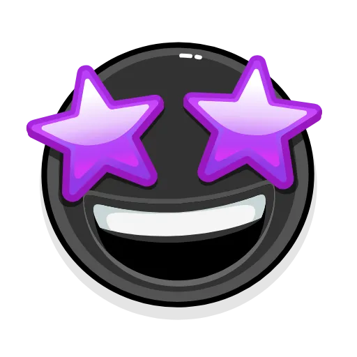 🤩 Эмодзи «Violet emoji» для Telegram