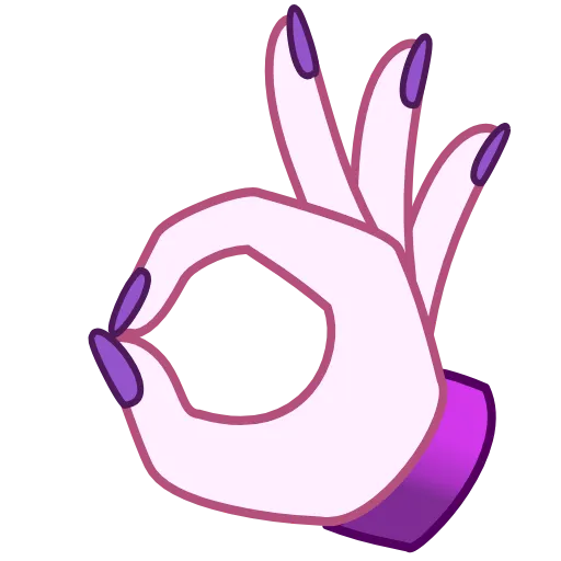 👌 Эмодзи «Violet emoji» для Telegram