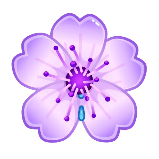 🌸 Эмодзи «Violet emoji» для Telegram