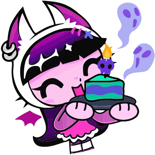 🍰 Эмодзи «Лили Лупс» для Telegram