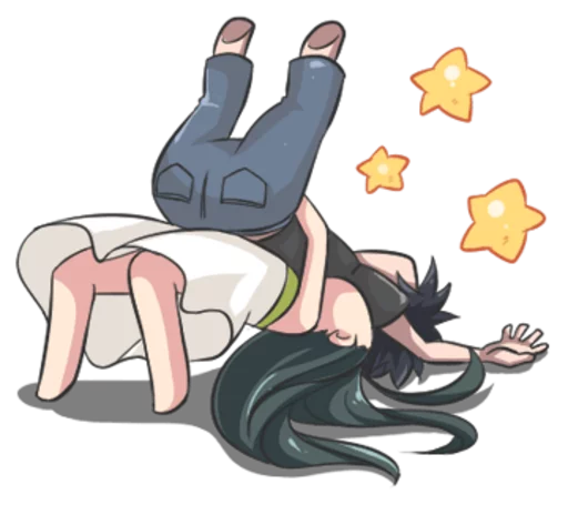 😡 Стикер «Lily & Marigold (Jun Lemon)» для Telegram