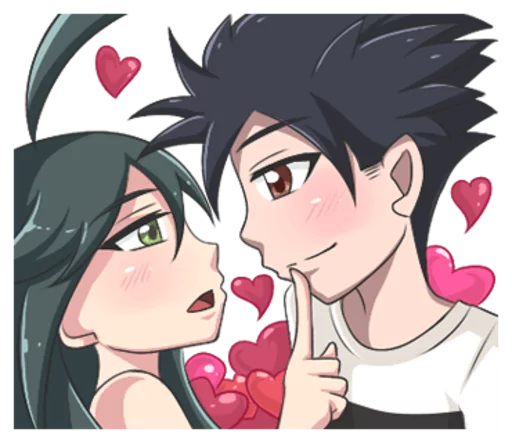 ☺️ Стикер «Lily & Marigold (Jun Lemon)» для Telegram