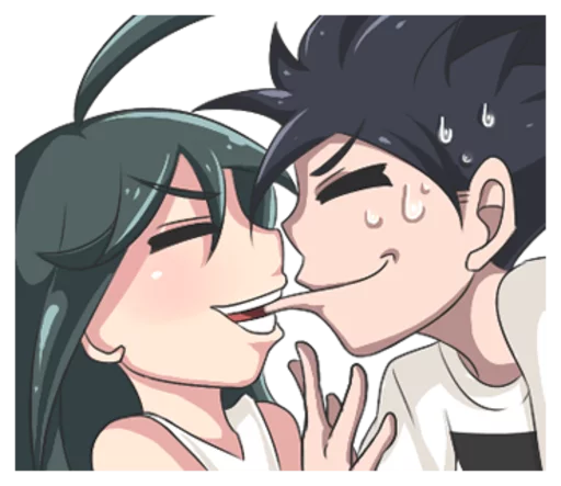 😬 Стикер «Lily & Marigold (Jun Lemon)» для Telegram