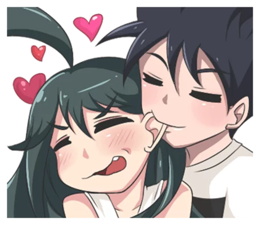 😍 Стикер «Lily & Marigold (Jun Lemon)» для Telegram