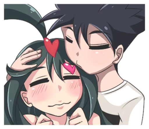 😚 Стикер «Lily & Marigold (Jun Lemon)» для Telegram