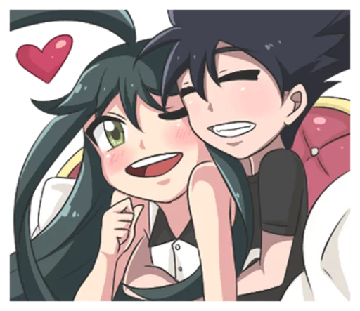 😆 Стикер «Lily & Marigold (Jun Lemon)» для Telegram