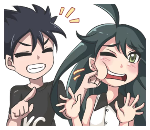 😄 Стикер «Lily & Marigold (Jun Lemon)» для Telegram