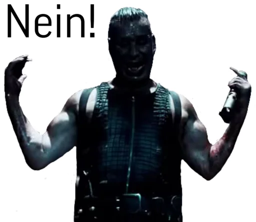 😑 Стикер «Lindemann» для Telegram