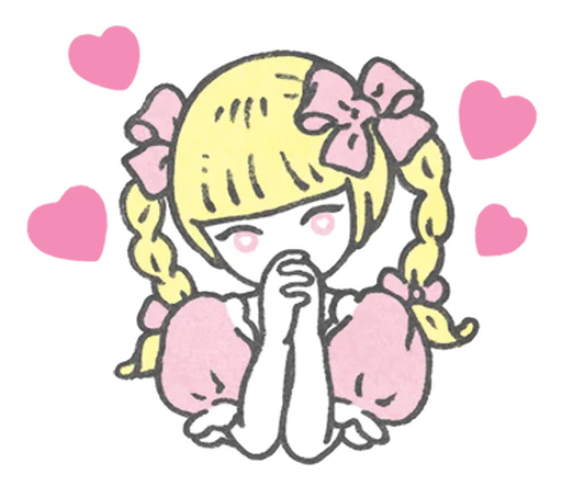 ❤️‍🔥 Стикер «˖ . ໒ Little Doll ა ︵» для Telegram