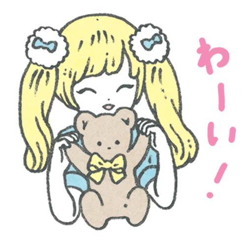 ❤️‍🔥 Стикер «˖ . ໒ Little Doll ა ︵» для Telegram
