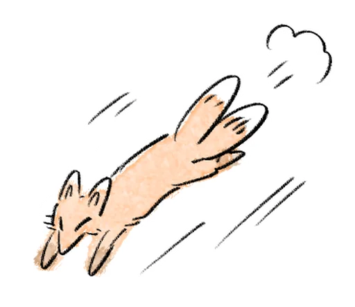 🦊 Стикер «Kitsune friend» для Telegram