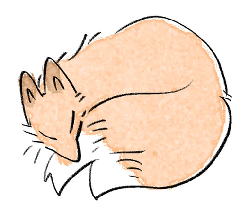 🦊 Стикер «Kitsune friend» для Telegram