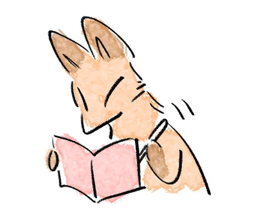 🦊 Стикер «Kitsune friend» для Telegram