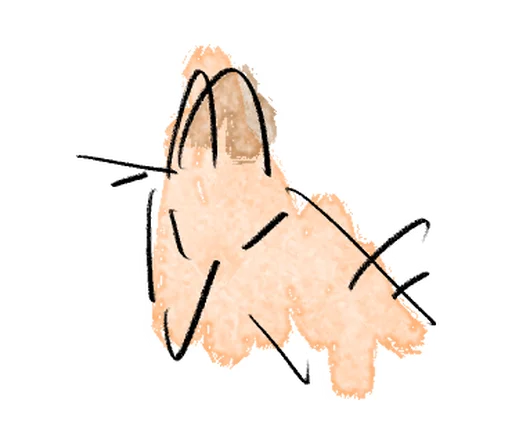 🦊 Стикер «Kitsune friend» для Telegram