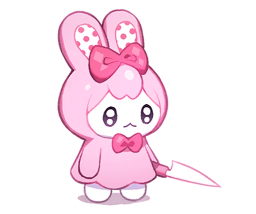 💕 Стикер «Moeru Mimin» для Telegram