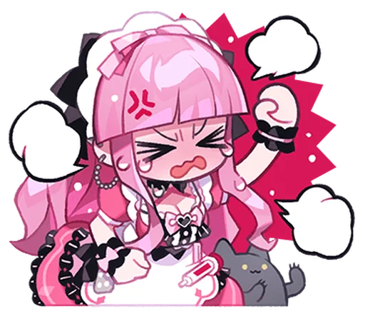 💕 Стикер «Moeru Mimin» для Telegram