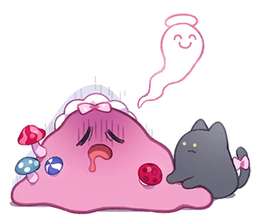💕 Стикер «Moeru Mimin» для Telegram