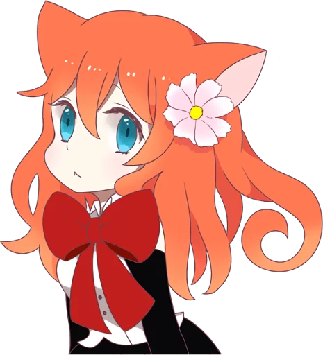 🙁 Стикер «A Magic Cat Girl» для Telegram